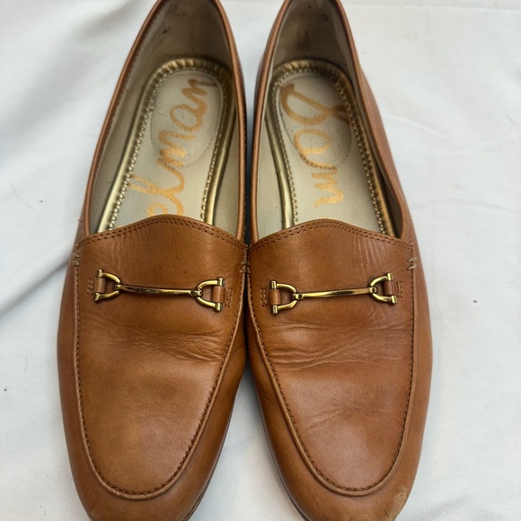 Sam Edelman brown Leather Loafers Shoes 7.5 - Picture 3 of 7